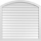 Ekena Millwork Arch Top Surface Mount PVC Gable Vent: Functional, w/ 2"W x 1-1/2"P Brickmould Frame, 42"W x 42"H GVPAR42X4202SF - alternate 1